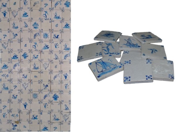 Blue Design Χειροποίητα Πλακάκια Τραβερτίνο Mix Σχέδια Κλασικά