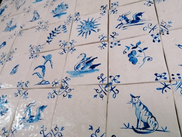 Blue Design Χειροποίητα Πλακάκια Τραβερτίνο Mix Σχέδια Κλασικά