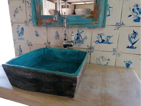 Blue Design Χειροποίητα Πλακάκια Τραβερτίνο Mix Σχέδια Κλασικά