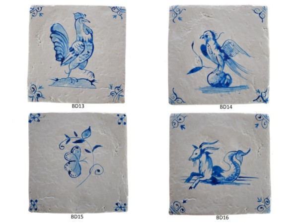 Blue Design Χειροποίητα Πλακάκια Τραβερτίνο Mix Σχέδια Κλασικά