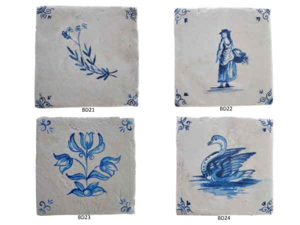 Blue Design Χειροποίητα Πλακάκια Τραβερτίνο Mix Σχέδια Κλασικά