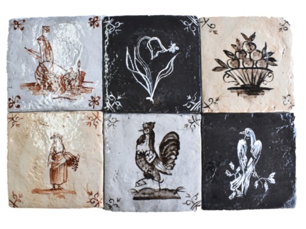 Blue Design Χειροποίητα Πλακάκια Τραβερτίνο Mix Σχέδια Κλασικά