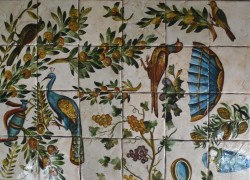 Hand painted show tiles traverrtino show farm