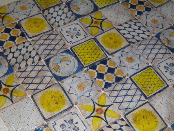 Κουζίνας Χειροποίητα Πλακάκια Travertino Πήλιο Ζωγραφιστά Σχέδια 16 χ 16cm