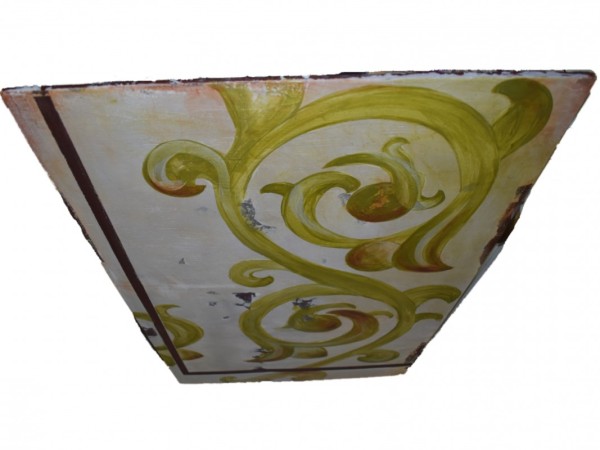 Μεγάλα Μοναστηριακά Πλακίδια Τοίχου Χειροποίητα Ζωγραφικά Σχέδια Θέα