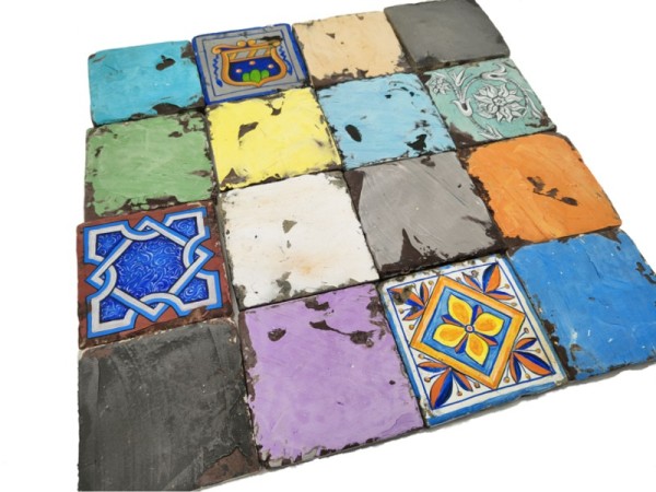 Μιξ Χειροποίητα Πλακάκια Παλαιωμένα Μύκονος  Retro