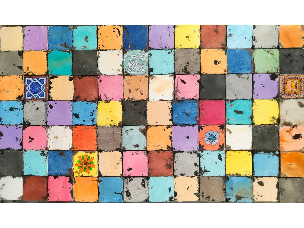 Μιξ Χειροποίητα Πλακάκια Παλαιωμένα Μύκονος  Retro