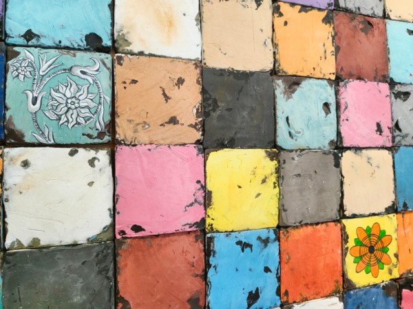 Μιξ Χειροποίητα Πλακάκια Παλαιωμένα Μύκονος  Retro