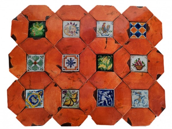 Μοναστηριακά Τύπου Πλακίδια Χειροποίητα Σειρά Νέδα