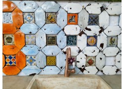 Μοναστηριακά Τύπου Πλακίδια Χειροποίητα Σειρά Νέδα