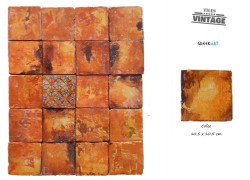 Παλαιού Τύπου Τραβερτίνο Πλακάκια Τοίχου Μύκονος Coffee Old 10,5 χ 10,5 cm