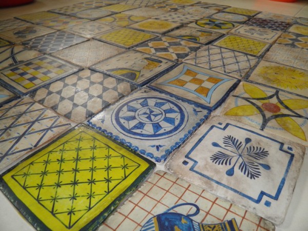 Πήλιο Χειροποίητα Travertino Πλακάκια Αντικέ