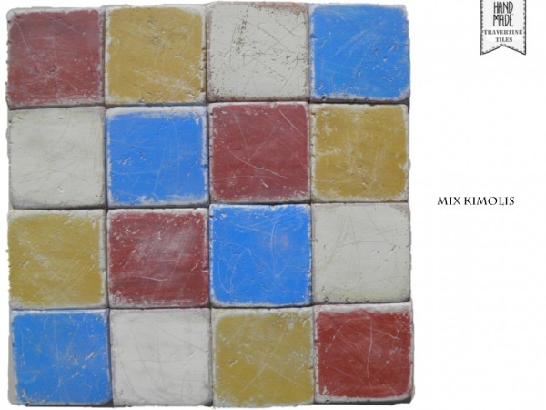 Πλακάκια Αντικέ Τραβερτίνο Φθαρμένα Μίξ Φυριπλάκα