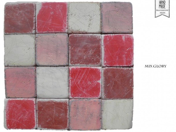 Πλακάκια Αντικέ Τραβερτίνο Φθαρμένα Μίξ Φυριπλάκα