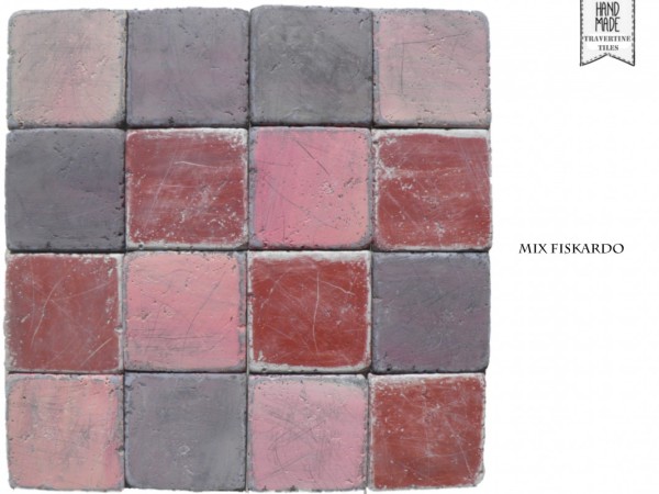 Πλακάκια Αντικέ Τραβερτίνο Φθαρμένα Μίξ Φυριπλάκα