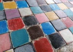 Πλακάκια Αντικέ Τραβερτίνο Φθαρμένα Μίξ Φυριπλάκα