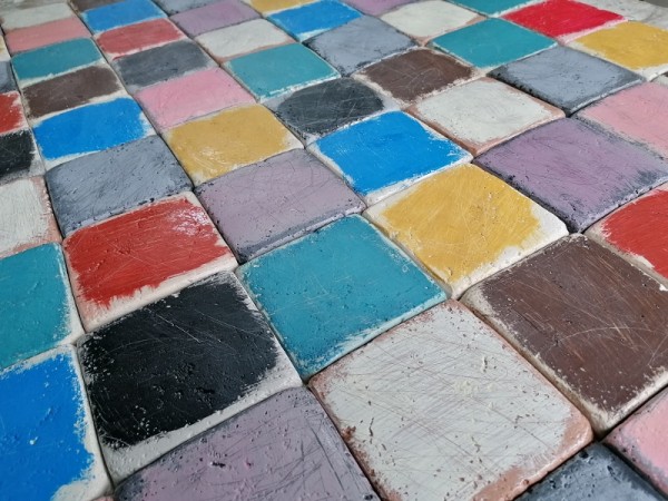 Πλακάκια Αντικέ Τραβερτίνο Φθαρμένα Μίξ Φυριπλάκα