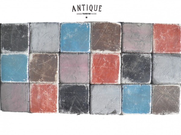 Πλακάκια Αντικέ Τραβερτίνο Φθαρμένα Μίξ Φυριπλάκα