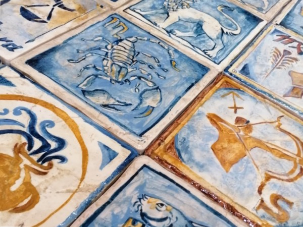 Travertino Χειροποίητα Πλακάκια Ζώδια  Άστρα