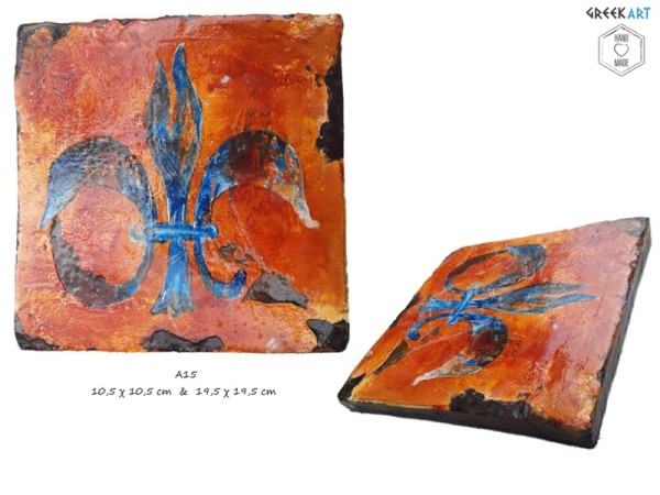 Vintage Χειροποίητα Ζωγραφικά Σχέδια Πλακάκια Τιμές Μοναστηριακά 