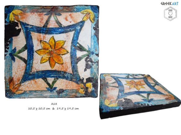 Vintage Χειροποίητα Ζωγραφικά Σχέδια Πλακάκια Τιμές Μοναστηριακά 