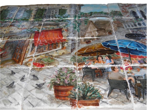 Kitchen Tiles Traditional Painting Antique Old Neighborhood