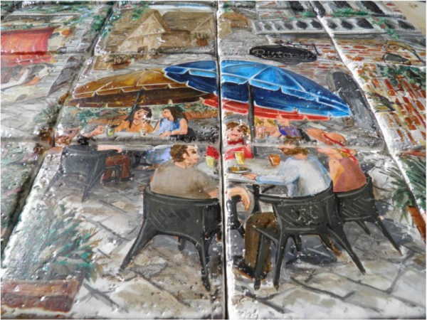 Kitchen Tiles Traditional Painting Antique Old Neighborhood