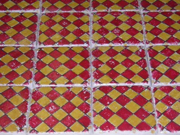 Κουζίνας Μπάνιου Μοτίβο Χειροποίητα Τραβερτίνο Πλακάκια Μύκονος