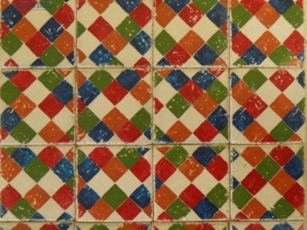 Κουζίνας Μπάνιου Μοτίβο Χειροποίητα Τραβερτίνο Πλακάκια Μύκονος