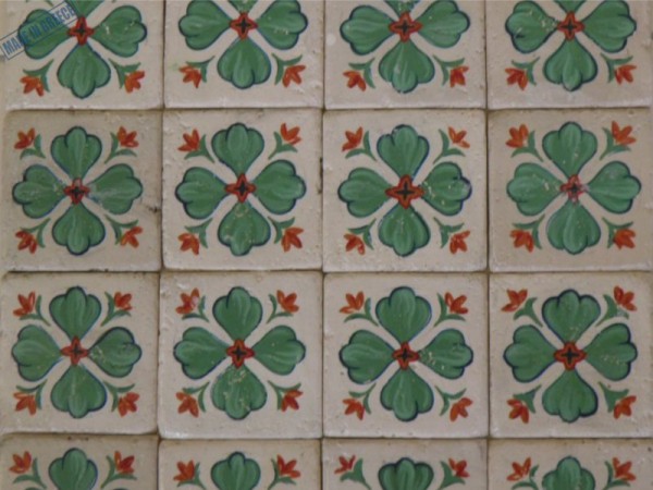 Κουζίνας Μπάνιου Μοτίβο Χειροποίητα Τραβερτίνο Πλακάκια Μύκονος