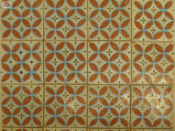 Κουζίνας Μπάνιου Μοτίβο Χειροποίητα Τραβερτίνο Πλακάκια Μύκονος