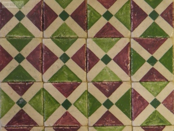 Κουζίνας Μπάνιου Μοτίβο Χειροποίητα Τραβερτίνο Πλακάκια Μύκονος