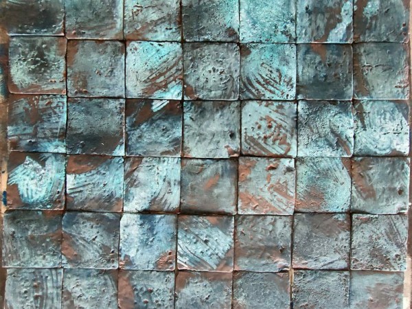 Πλακάκια Οξείδωσης Χειροποίητα Μαύρος Χαλκός