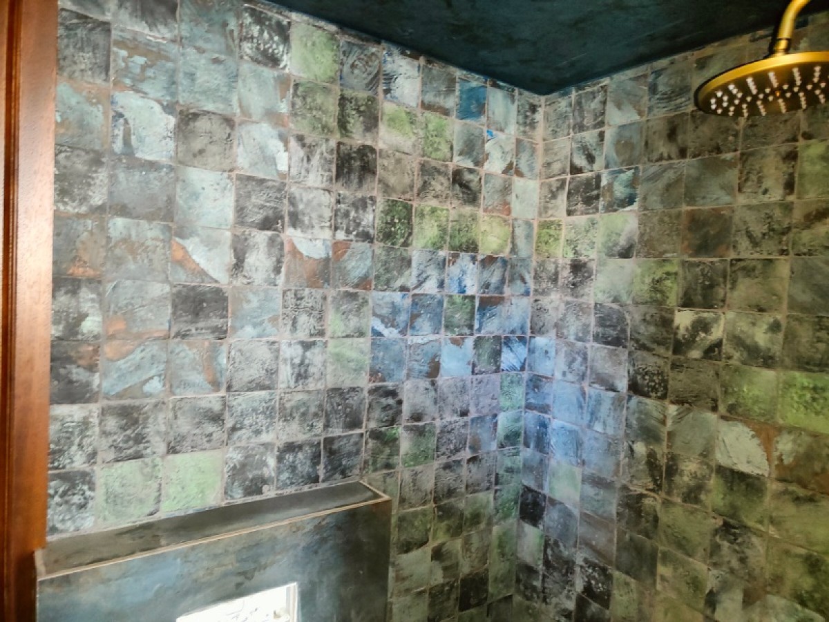 Πλακάκια Οξείδωσης Χειροποίητα Μαύρος Χαλκός