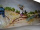 Kitchen Representation Painting Handmade Field Tile Travertine 200 x 60 cm