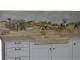 Kitchen Representation Painting Handmade Field Tile Travertine 200 x 60 cm