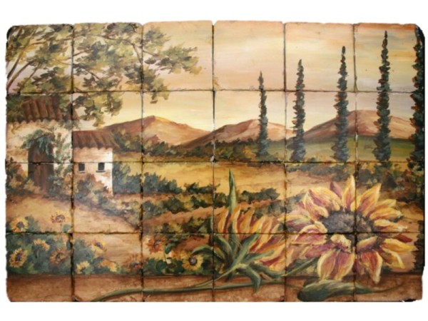 Vintage Handmade Kitchen Tiles Countryside