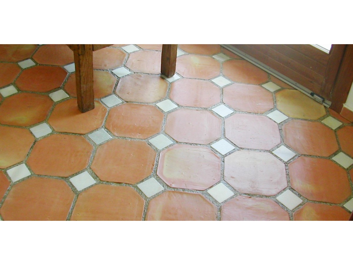 Cotto Octagons Φυσικά Χειροποίητα Πλακίδια Πατώματος  Εσωτερικών Εξωτερικών Χώρων 