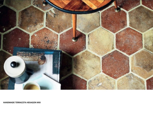 Hexagon Χειροποίητα Πλακάκια Cotto Natural Σε Ειδικές Τιμές