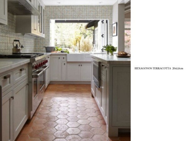 Hexagon Χειροποίητα Πλακάκια Cotto Natural Σε Ειδικές Τιμές