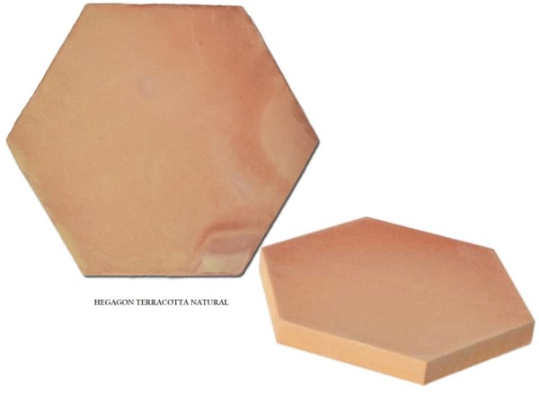 Hexagon Χειροποίητα Πλακάκια Cotto Natural Σε Ειδικές Τιμές