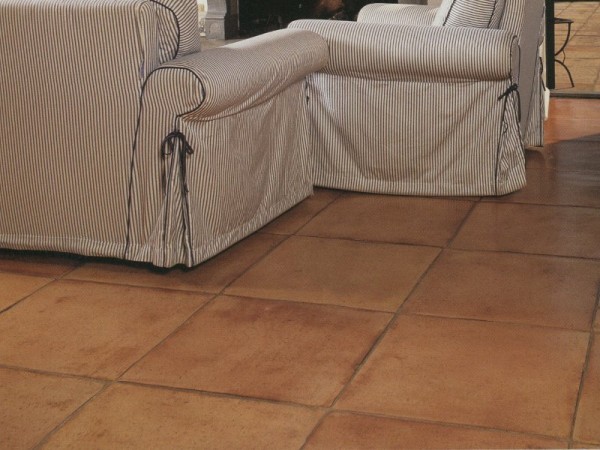 Natural Earthy Terracotta Tiles And Wall Castle