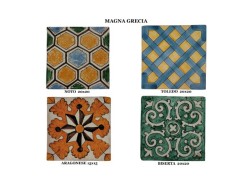Πλακάκια Terracotta Σχέδια Χειροποίητα Magna Ίρις. 