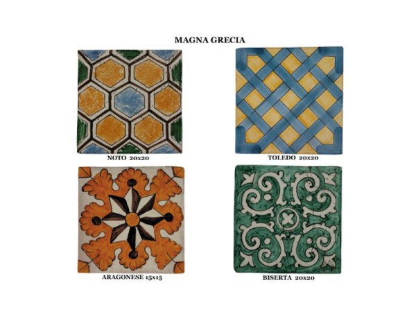 Terracotta tiles handmade Magna Iris.