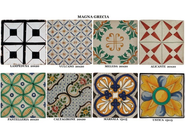 Terracotta tiles handmade Magna Iris.