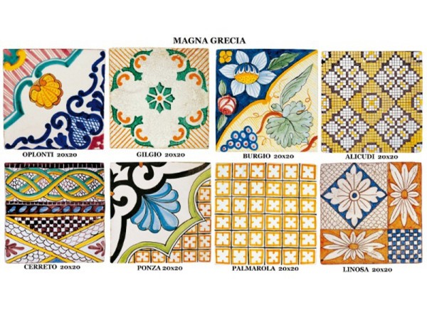 Terracotta tiles handmade Magna Iris.