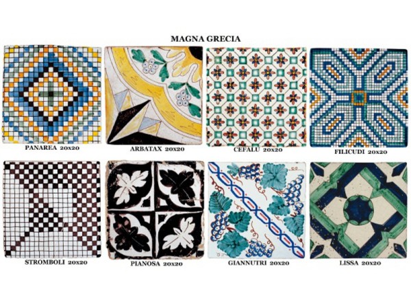 Terracotta tiles handmade Magna Iris.