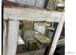Aged Wooden Square Mirror 100,00€