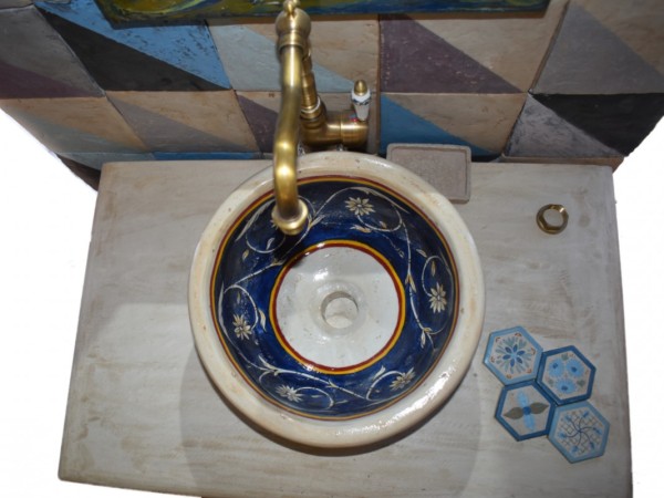 Φλώρα Νιπτήρας Μπάνιου Χειροποίητος Super Προσφορά 160,00  €