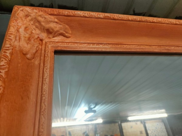 Χειροποίητος καθρέφτης με τεχνοτροπία πηλού΄ προσφορά 90,00 €